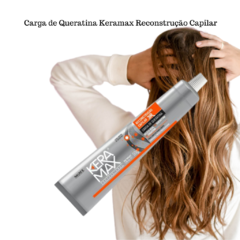 Carga de Queratina Keramax Reconstrução Capilar 50g na internet