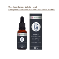 Óleo Para Barba e Cabelo - 30ml Sinergia de óleos para os cuidados da barba e cabelo - Alecrimcomvoce