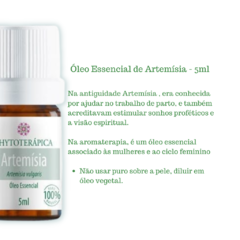 Óleo Essencial de Artemísia (Artemisia vulgaris) - comprar online
