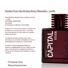 Capital Fever Deo Perfum Spray Masculino – 100ML - comprar online