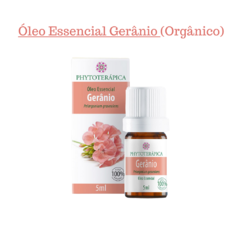 Óleo Essencial de Gerânio (Pelargonium graveolens) - Alecrimcomvoce