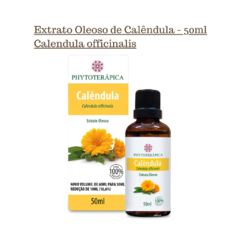 Extrato Oleoso de Calêndula - 50ml Calendula officinalis - Alecrimcomvoce