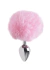 Plug Anal P Aço com Pompom