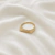 Anel Retangular Liso Banhado a Ouro 18k - Flux Acessorios
