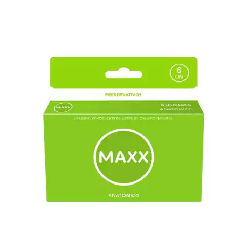 Preservativos MAXX anatómico x 6