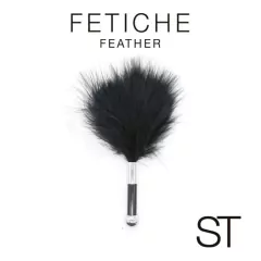 Feather pluma con mango