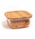 Imagem do POTE DE VIDRO COM TAMPA DE BAMBU - 520ML