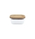 POTE DE VIDRO COM TAMPA DE BAMBU - 520ML - DUO Home Decor