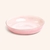 PRATO DE VIDRO ROSA BEBÊ - comprar online