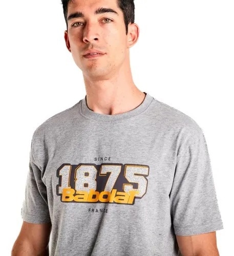 T-SHIRT TRADITION GRIS MELANGE - comprar online