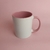 Caneca com alça rosa Eu amo Ballet - comprar online