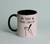 Caneca com alça preta Flork não toque na minha caneca