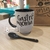 Caneca com colher preta Gastronomia - comprar online
