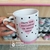 Caneca Nora poá com alça de coração e tampa rosa - Loja de canecas e outros presentes criativos, Jardim Criativo Curitiba