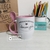 Caneca com colher rosa Gilmore Girls