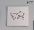 Azulejo decorativo Mapa viagem - comprar online
