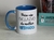 Caneca com alça azul Afilhado