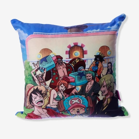 Almofada One piece personagens 40x40