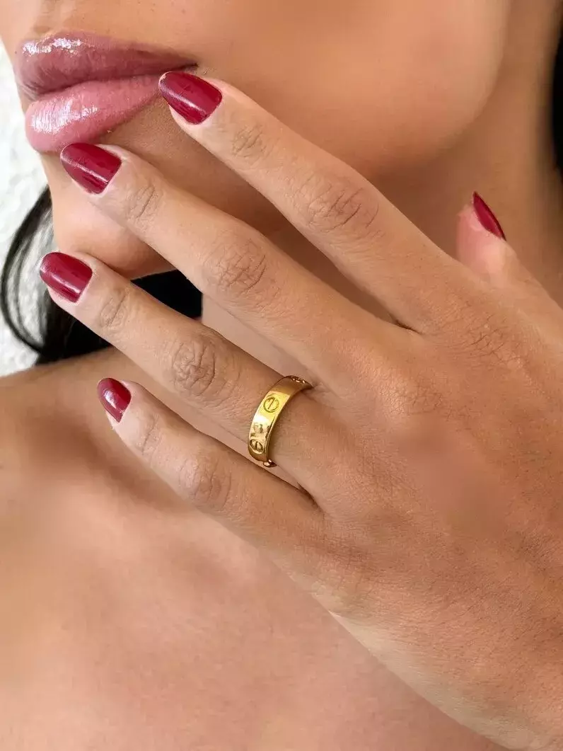 Anel Cartier Ouro