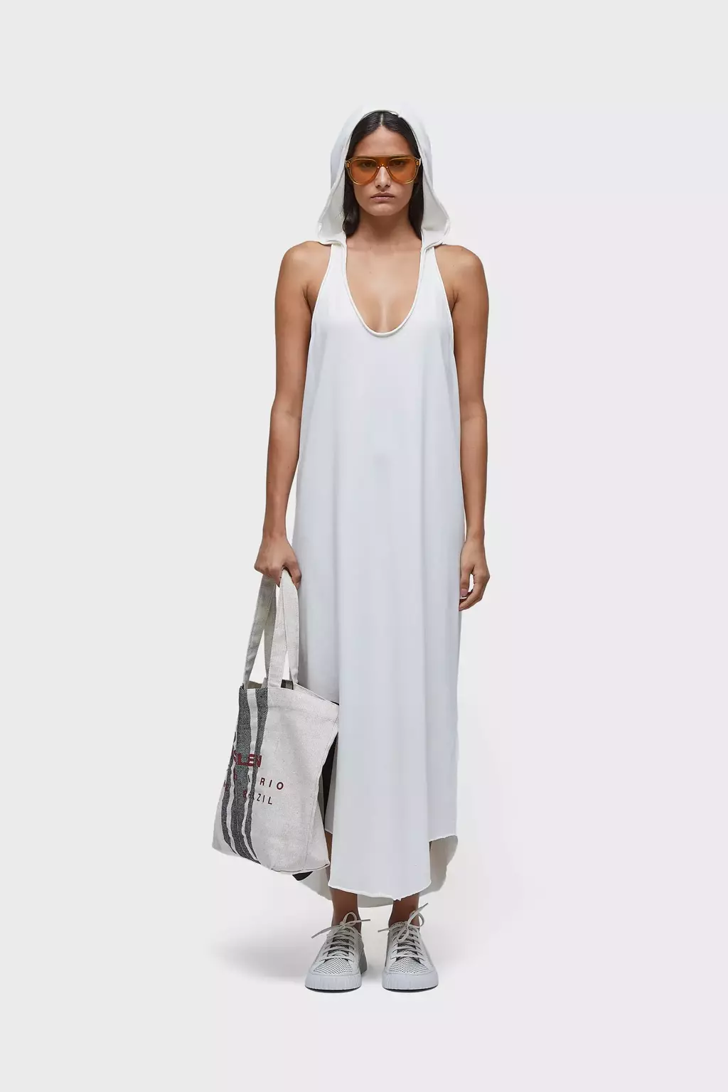 Vestido regata nadador capuz