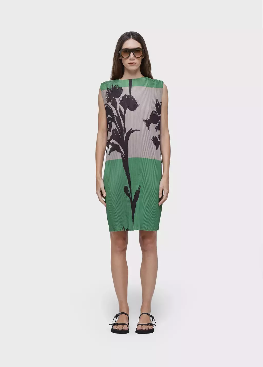 VESTIDO CURTO PLISSADO NIPO OSKLEN