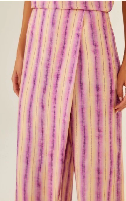 Calça Estampa Tie Dye da Maria Filó Linho.
