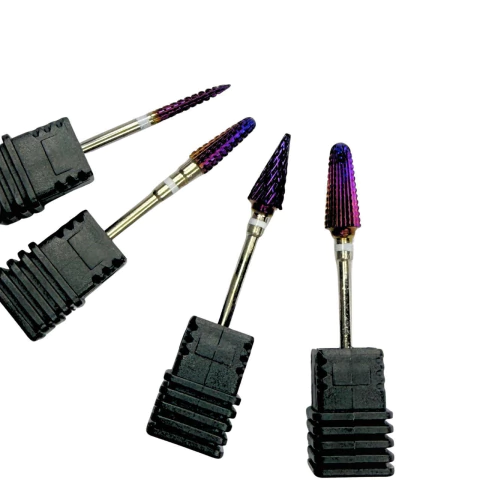 Kit 4 Brocas Tungstênio Para Gel, Acrílico e Fibra