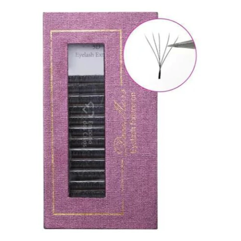 Cílios 5D W Tamanho Unico 13mm 0.07D - Decemers