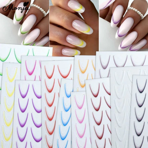 Adesivo Francesa Reversa Francesinha Cartela