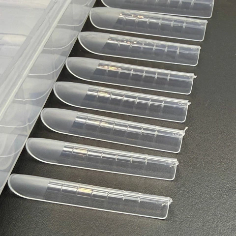 Molde F1 Helen Color Quadrado Longo Fosco Unhas Gel C/120