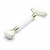 Rolo Para Massagem Facial Pedra Jade Branca