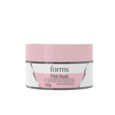 Pó Acrílico Para Modelagem Pink Nude 40g - Forms