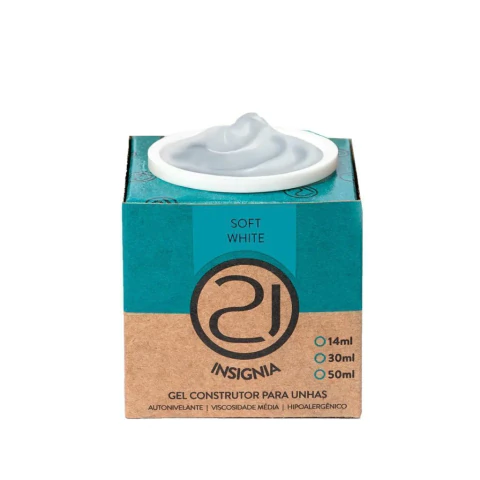Gel Construtor Unhas Insignia Soft White 34g - Nails 21