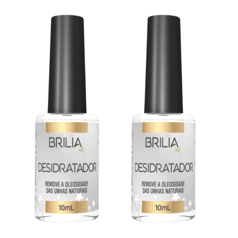 Kit 2 Desidratador Desengordurante 10ml - Brilia
