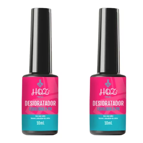 Kit 2 Desidratador Equilibra PH Das Unhas 10ml - HQZ Nails