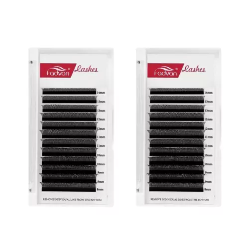 Kit 2 Cílios Y Brasileiro 00,7 D Mix do 8 /15 - Fadvan