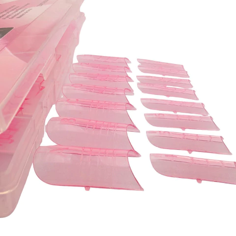 Molde F1 0mm Ápice Baixo Flexível Quadrado Rosa Helen Color