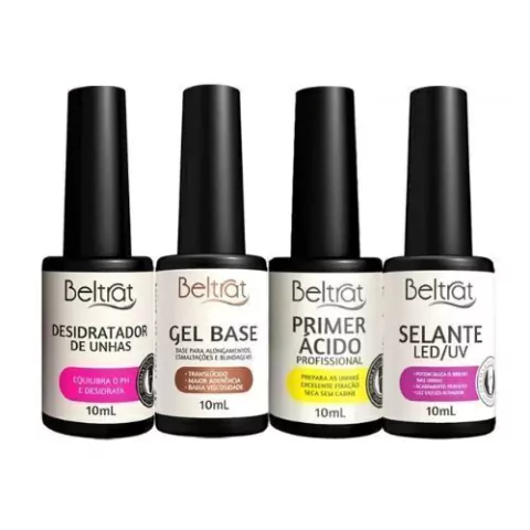 Kit Preparadores Unhas Gel E Blindagem Unhas - Beltrat