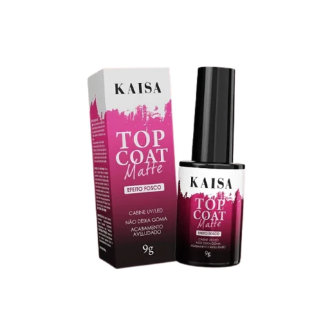 Top Coat Matte Efeito Fosco 9g Kaisa Finalizador Unhas