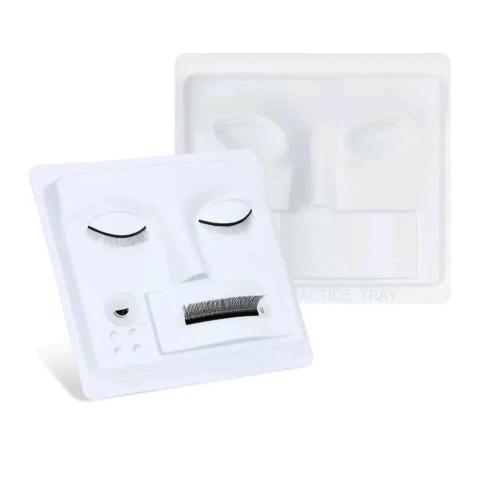 Rosto Para Treino Alongamento De Cílios Reutilizável 3D