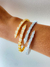 Bracelete Escamas cravejado - loja online