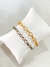 Pulseira elos retangulares
