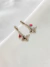 Conjunto borboleta com cristais - loja online
