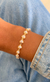 Pulseira pérolas coração