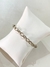 Pulseira elos retangulares - comprar online