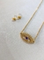 Conjunto olho grego detalhes zircônia