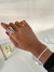 Pulseira folheada prata cravejada - comprar online
