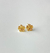 Brinco flor 3 tamanhos dourado - Sintonia Acessórios