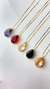 Conjunto Gota Cristal dourado
