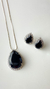 Conjunto Gota Cristal prata na internet
